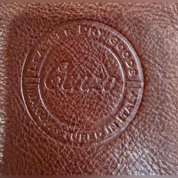 Floto Cenzo Leather Briefcase Messenger Bag Brown Italy LNC - Picture 6 of 7